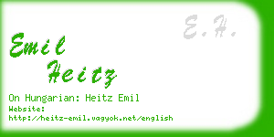 emil heitz business card